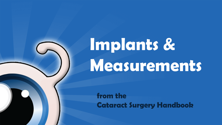 Chapter 2: Implants and Measurements