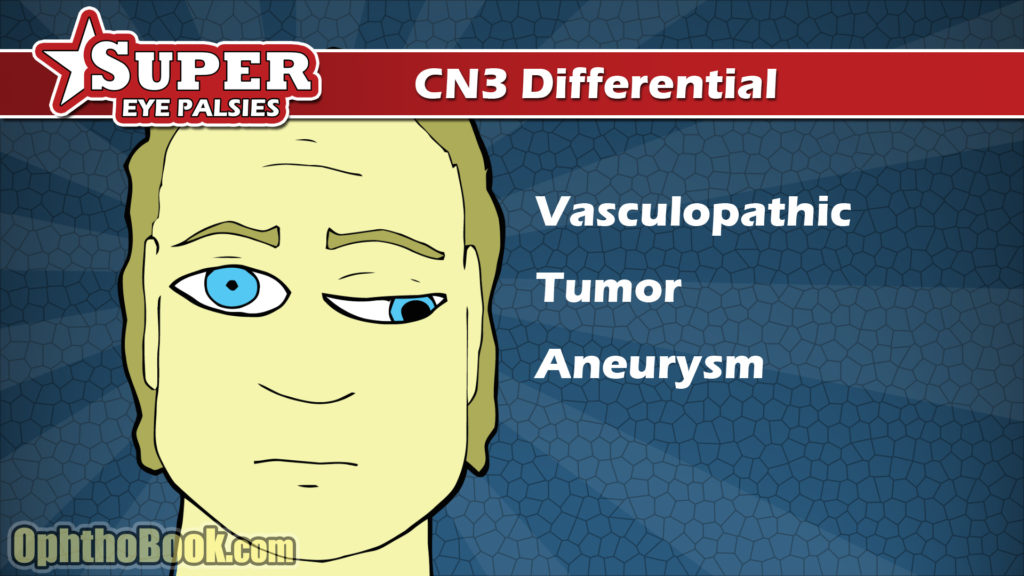 Cranial Nerve 3 Palsy Differential