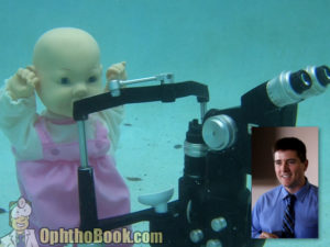 Picture of underwater baby