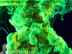 Fluorescein in water